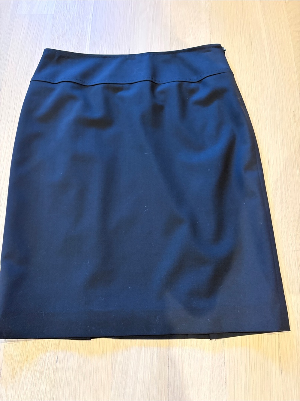 Elie Tahari Black Tailored Pencil Skirt